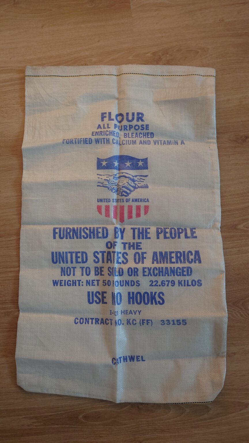 I found such a bag in the attic on the plot. Does anyone know where it could have come from?