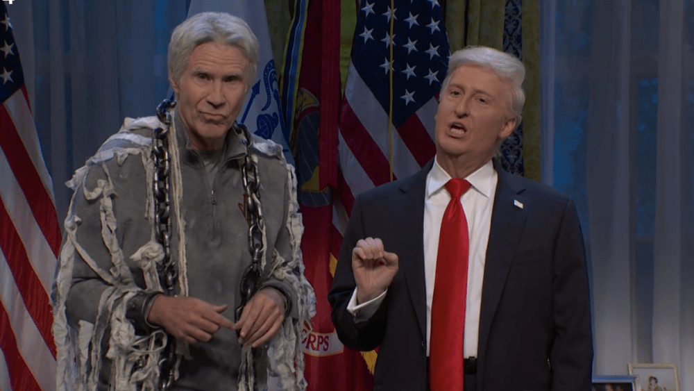Will Ferrell’s Jeffrey Epstein Haunts Donald Trump on ‘SNL’: ‘People Will Always Associate You With Me’