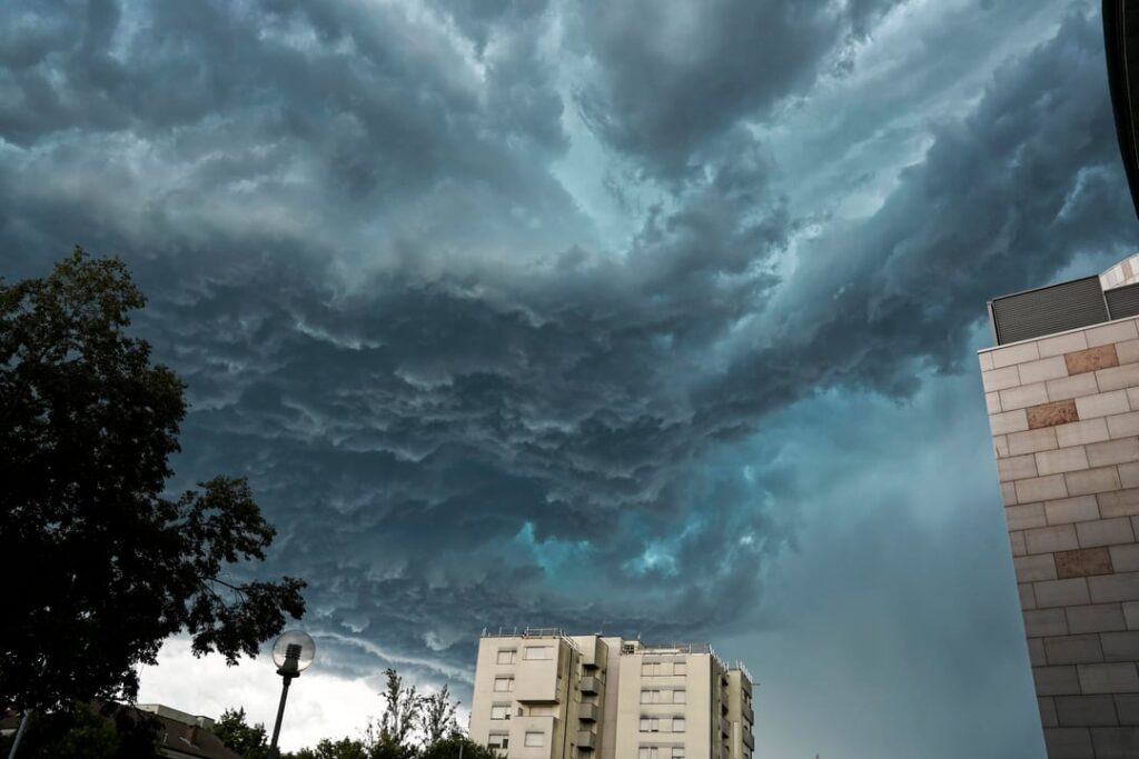 Thunderstorm in Modena