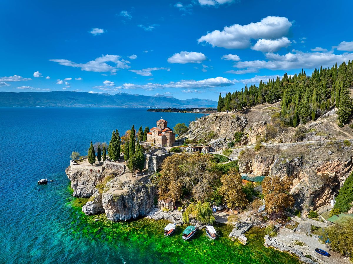 Macedonia, Ohrid, UNESCO World Heritage Site, Church of Saint John the Theologian