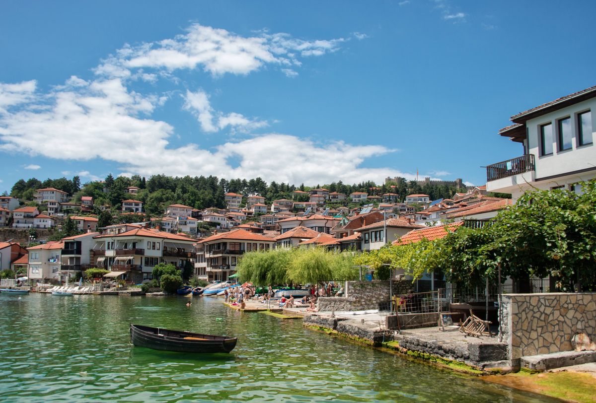 Ohrid is a small resort city on the hilly shores of Lake Ohrid in the southwest of the Republic of Macedonia.