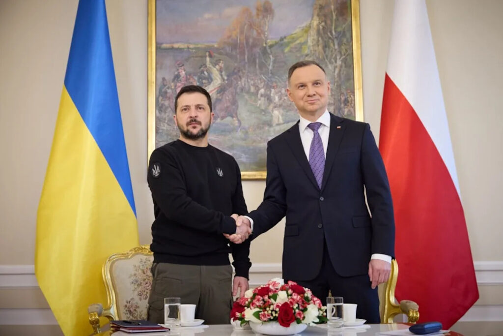 Poland strips Zelensky of top honour in wartime history row