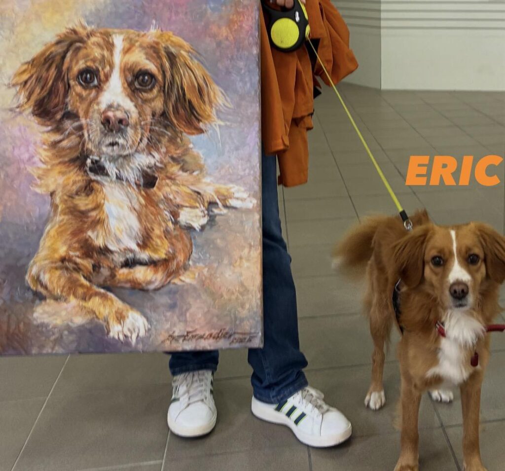 The dog Eric