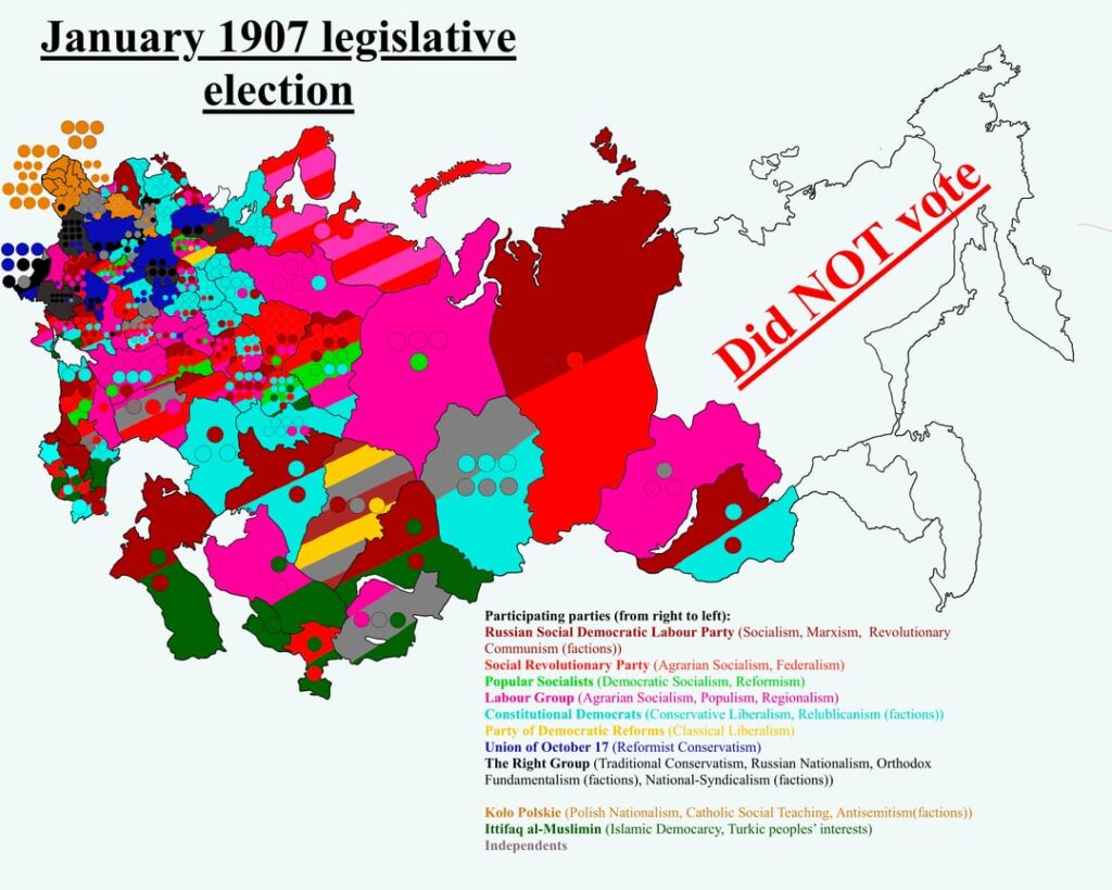 January 1907 Election to Russian State Duma January 1907 Election to Russian State Duma