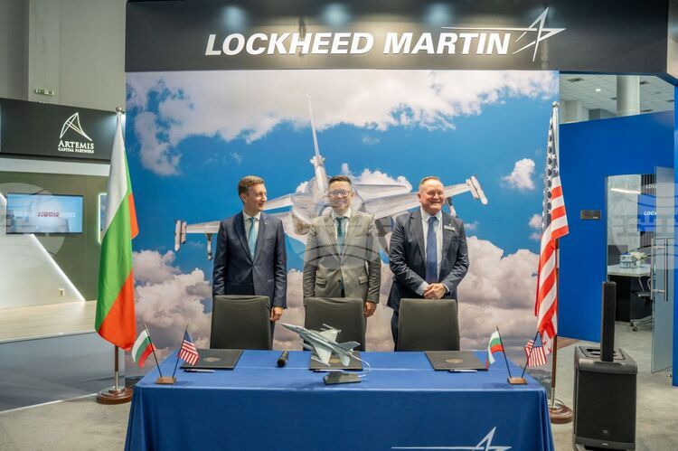 BTA :: Bulgaria Signs Amendment to Lockheed Martin Industrial Cooperation Agreement on F-16 Programme