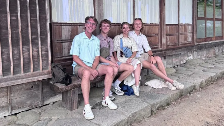 The Higginbotham family was in Japan to celebrate Weston’s younger brother’s high school graduation
