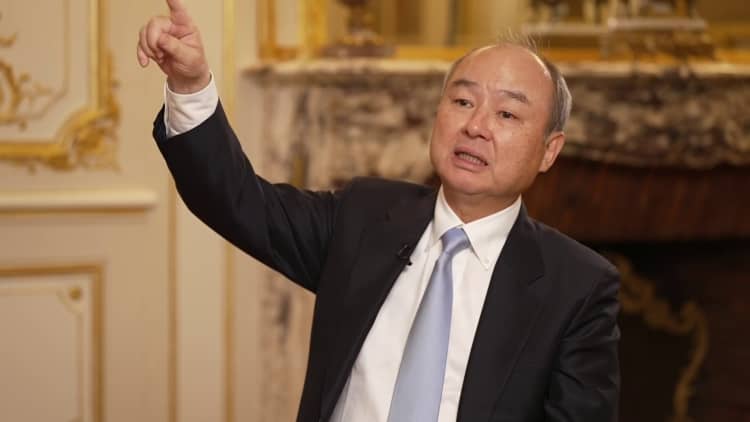 SoftBank CEO: AI '50x bigger' than dotcom boom