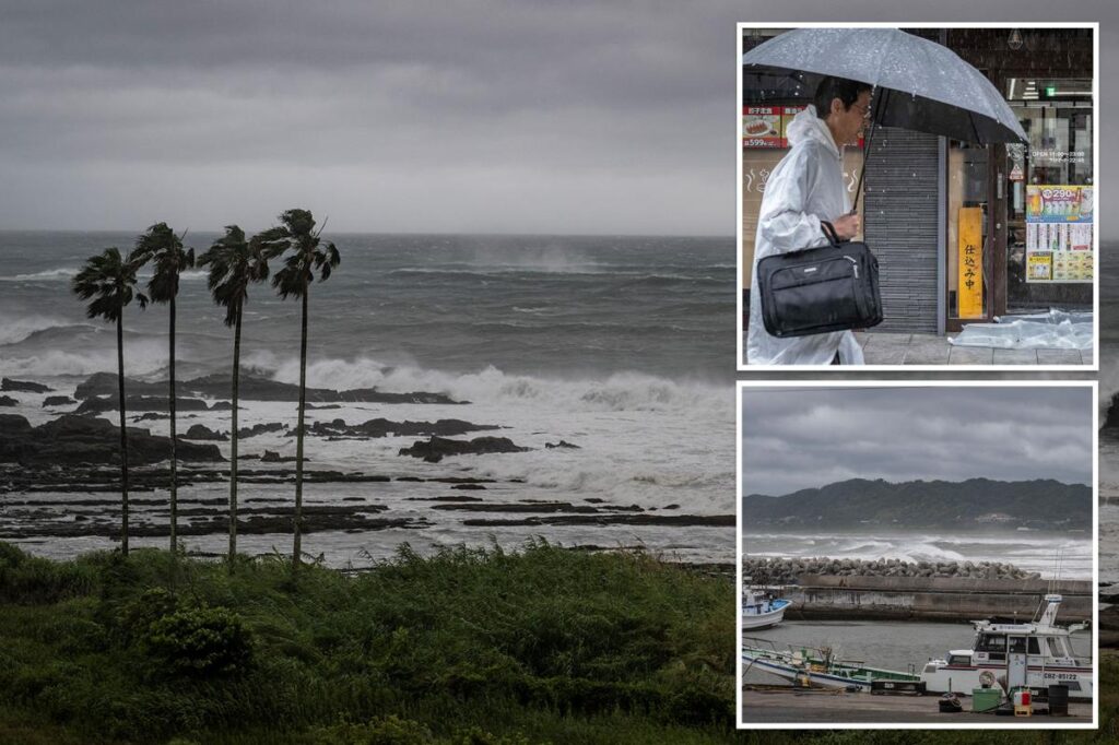 Typhoon leaves trails of destruction across Japan