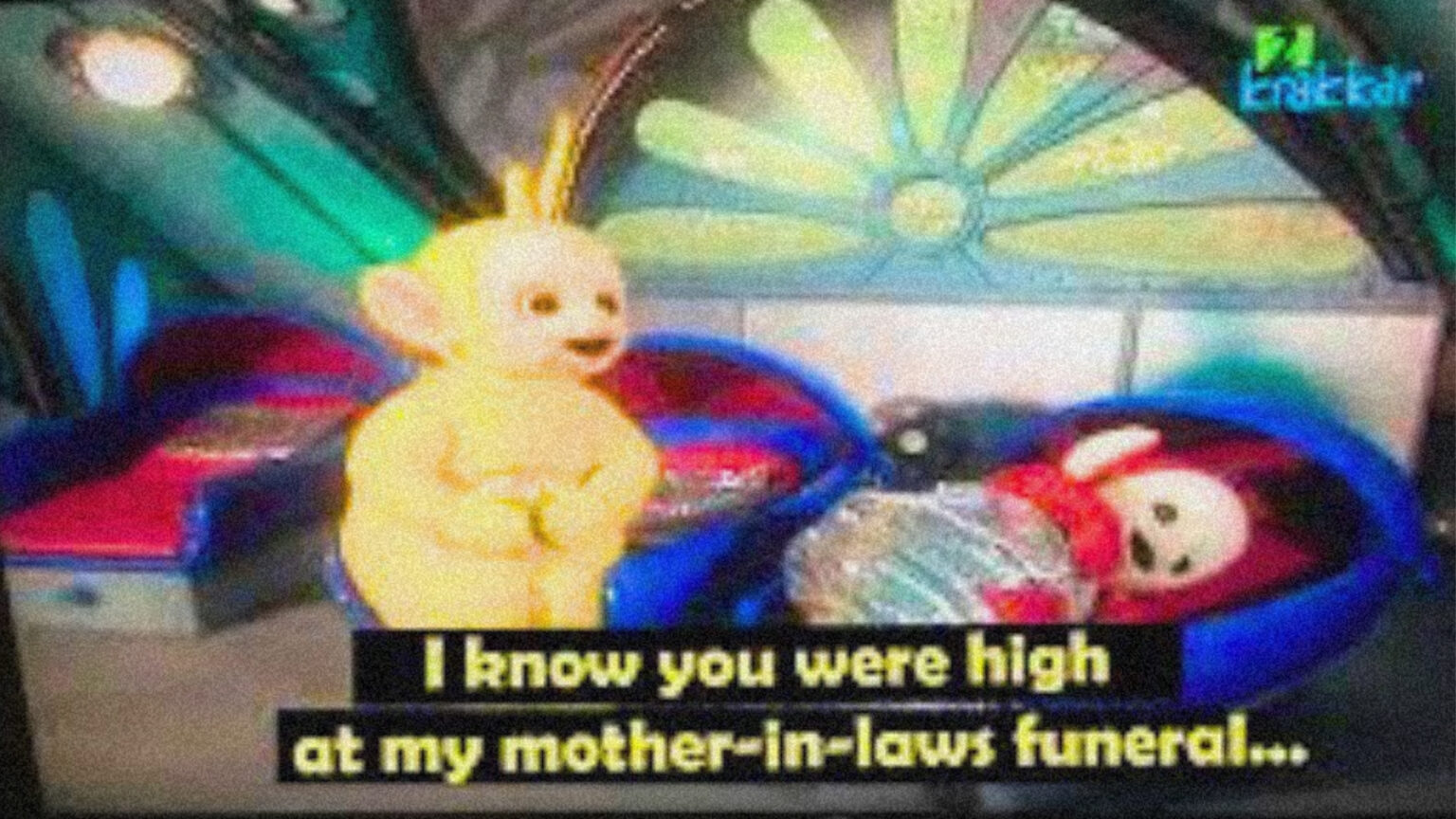 14 Years Ago, an Icelandic TV Station Accidentally Aired ‘The Sopranos’ Subtitles Over an Episode of ‘Teletubbies’ 14 Years Ago, an Icelandic TV Station Accidentally Aired 'The Sopranos' Subtitles Over an Episode of 'Teletubbies'