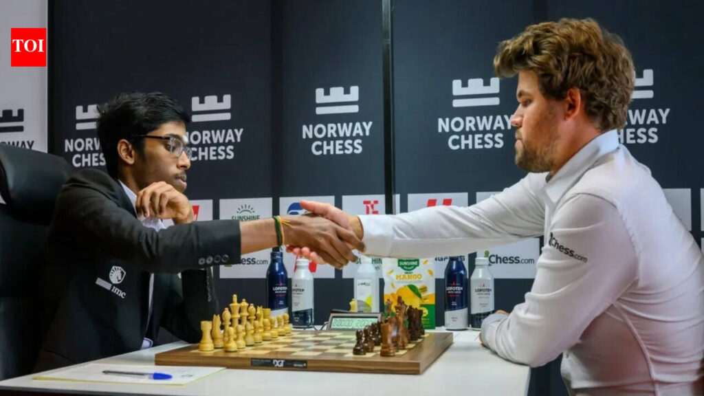 R Praggnanandhaa: Norway Chess round 8: Pragg beats Carlsen again, Wesley So leads on the top with 14 points | Chess News R Praggnanandhaa: Norway Chess round 8: Pragg beats Carlsen again, Wesley So leads on the top with 14 points | Chess News
