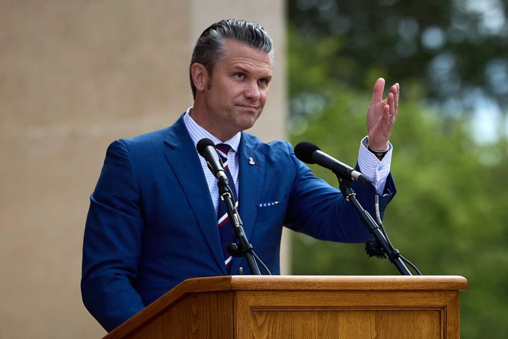 Pete Hegseth Compares D-Day To Europe Being ‘Stormed’ By ‘Dangerous Ideologies’ Pete Hegseth Compares D-Day To Europe Being ‘Stormed’ By ‘Dangerous Ideologies’
