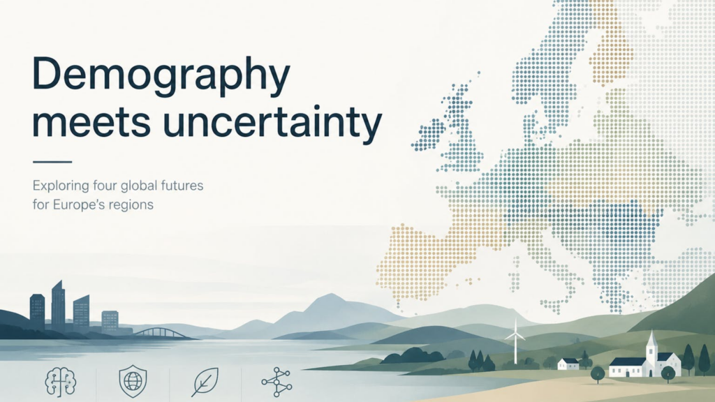 Demography under uncertainty: 4 futures for Europe’s regions Demography under uncertainty: 4 futures for Europe’s regions