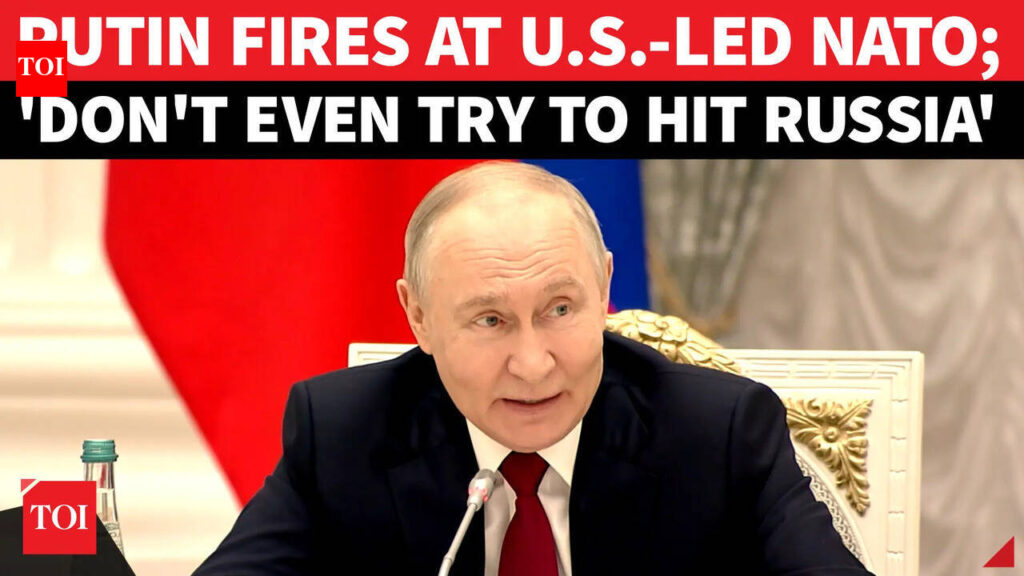 'Won't Spare You If Russia Is Touched': Angry Putin Hammers NATO; Shoots Big Warning To US-led Bloc