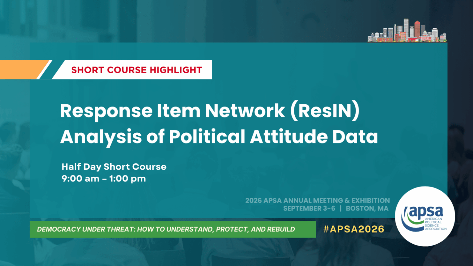 2026 Short Course: Response Item Network (ResIN) Analysis of Political Attitude Data – 2026 Short Course: Response Item Network (ResIN) Analysis of Political Attitude Data -