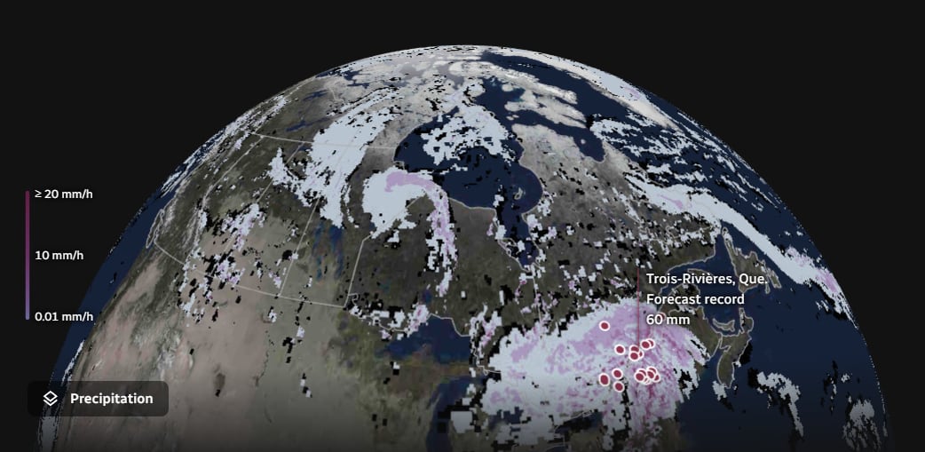 climate dashboard screenshot