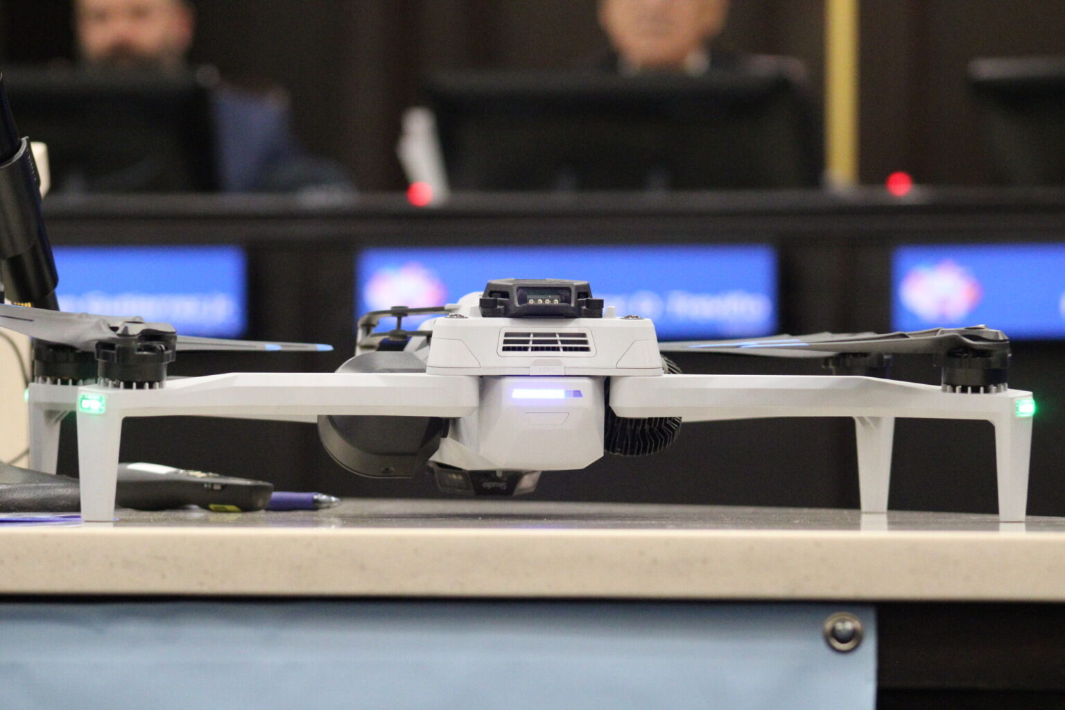 Privacy debate follows expansion of LPD technology program A photo of a drone used by the Laredo Police Department on June 15, 2026, at City Hall.