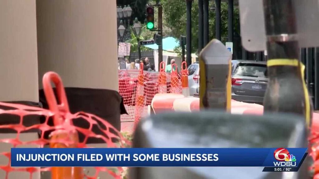 Decatur businesses file injunction against Sewerage and Water Board over construction issues Decatur businesses file injunction against Sewerage and Water Board over construction issues