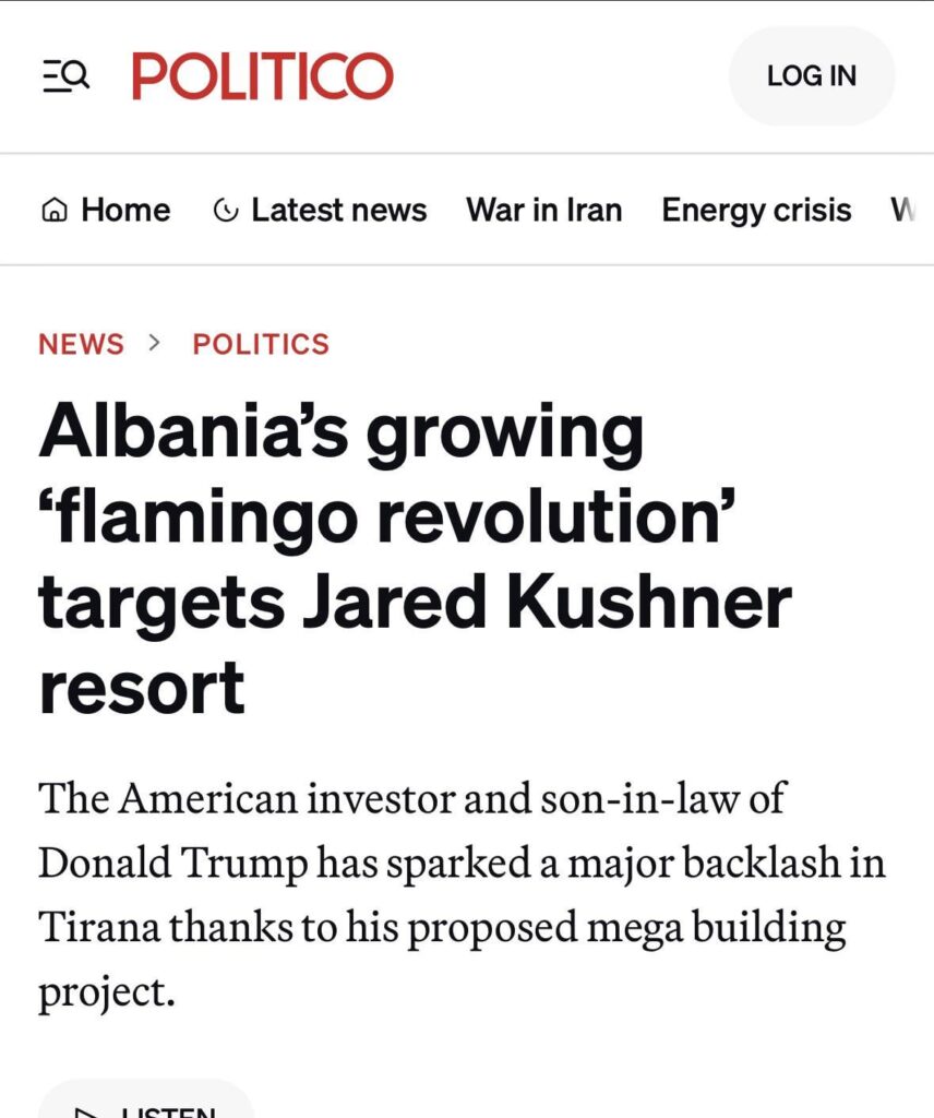 Very popular "Flamingo Revolution"