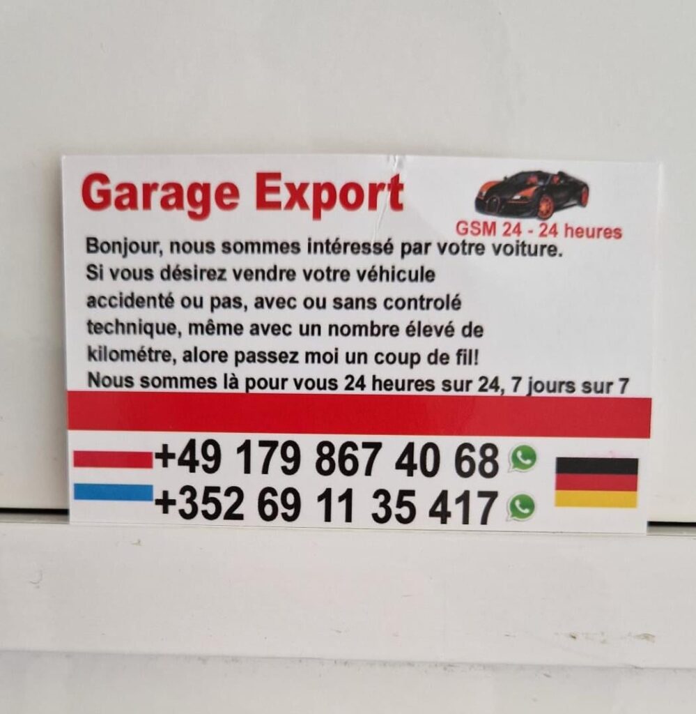 New Garage cards