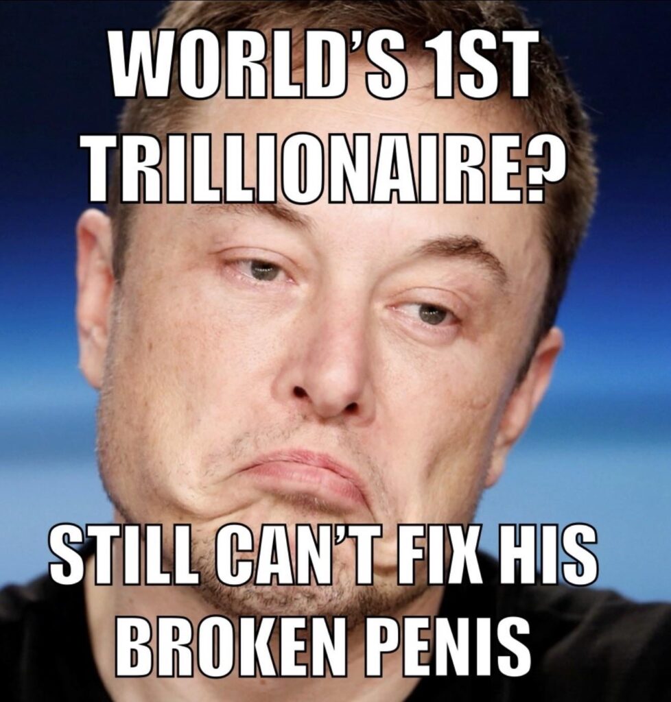 When Elon Musk realizes that there’s no amount of money that can fix some issues