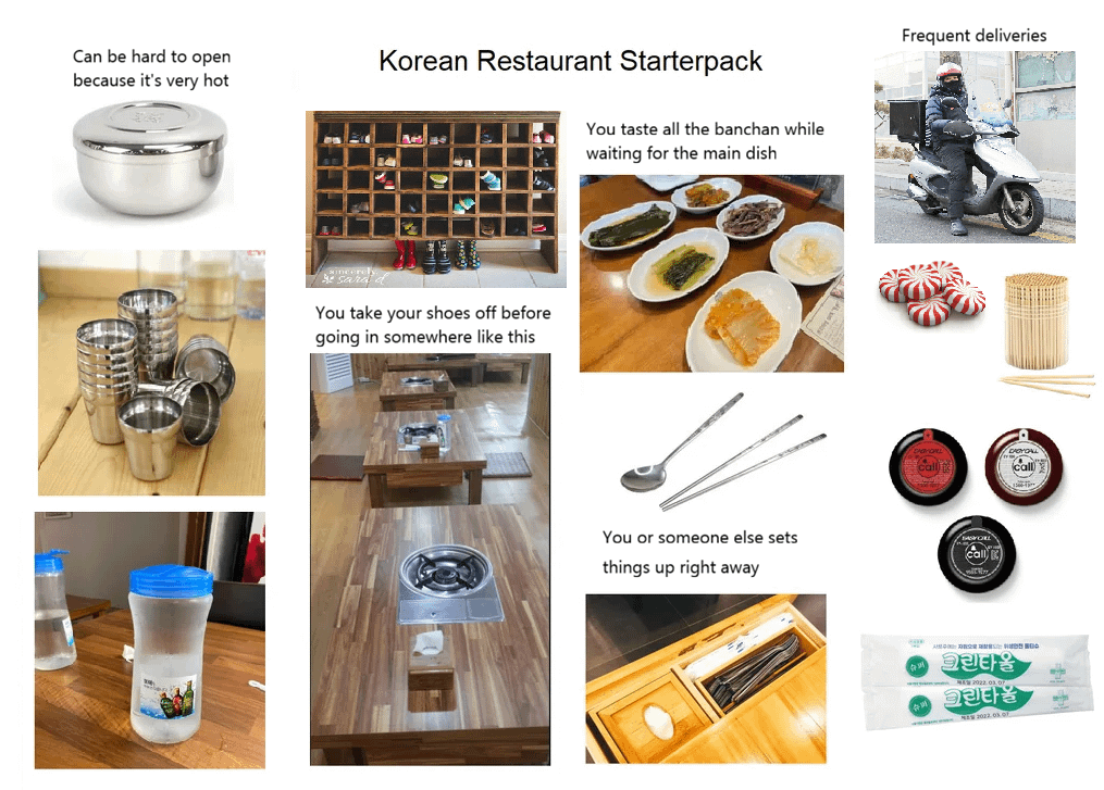 Korean Restaurant Starterpack