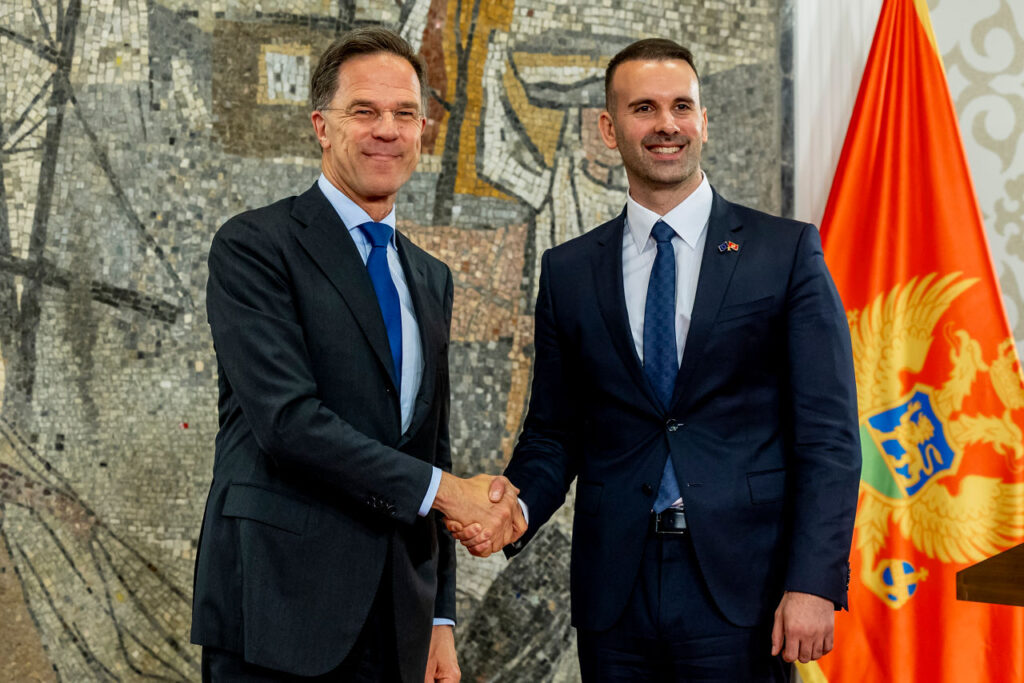 NATO Secretary General visits Montenegro and praises its contributions to NATO and stability in the Western Balkans Joint press conference by NATO Secretary General Mark Rutte with Milojko Spajić, Prime Minister of Montenegro