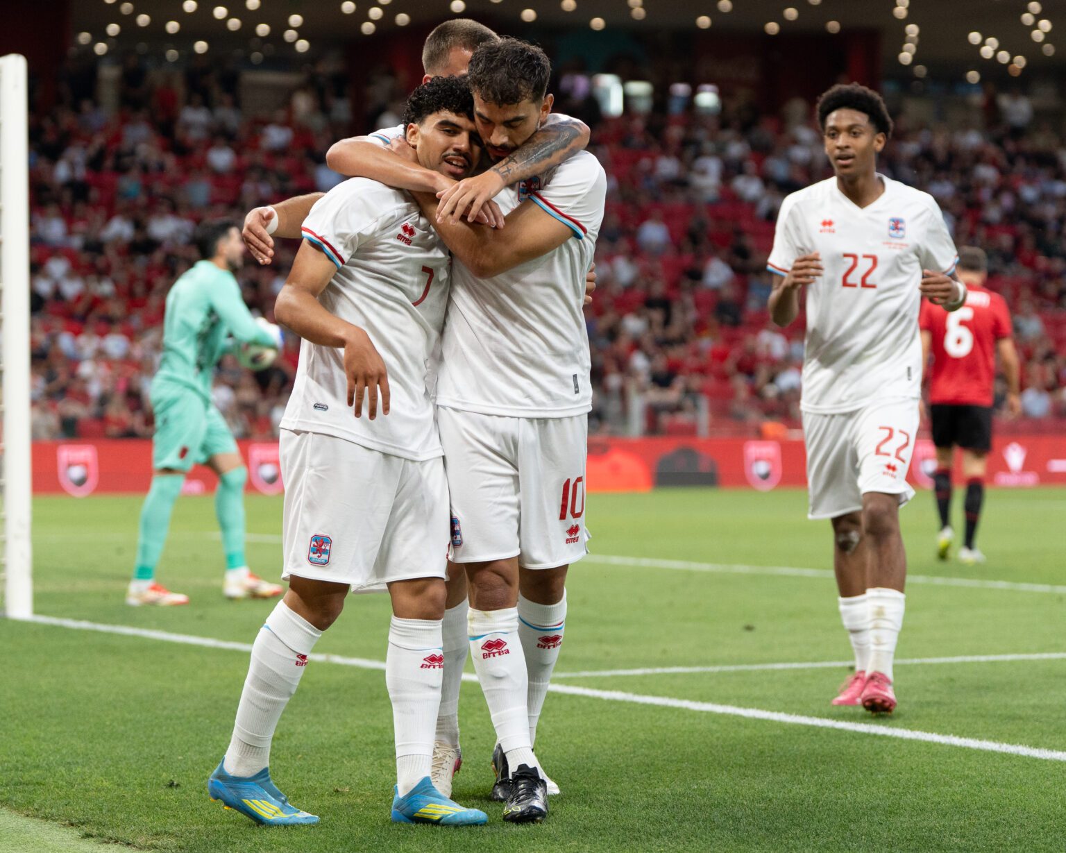 Football: Luxembourg secures 1-0 win over Albania thanks to Sinani goal Football: Luxembourg secures 1-0 win over Albania thanks to Sinani goal