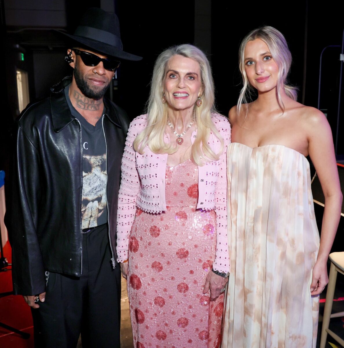 Ty Dolla Sign, Nancy Davis, Founder, Race to Erase MS and Isabella Rickel
