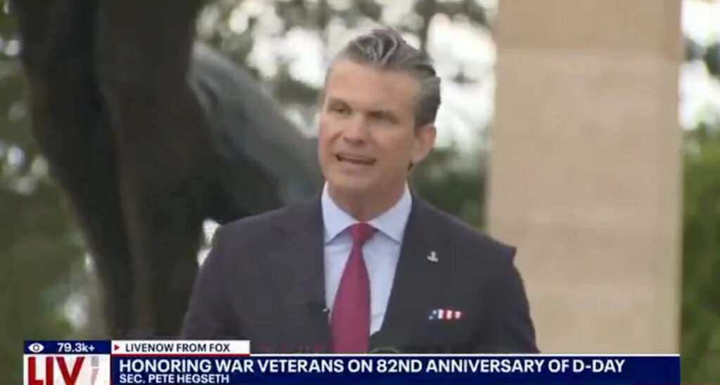 Pete Hegseth Takes Shot at NATO In D-Day Speech: ‘Capable Allies Must Be Right There With Us’