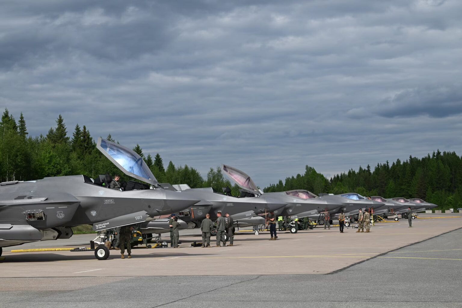 U.S. Air Force F-35A Lightning IIs Arrive in Finland for Ramstein Flag 2026 > U.S. Air Forces in Europe