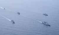 Navy Conducts Fleet Combat Drills in Western, Southern Waters