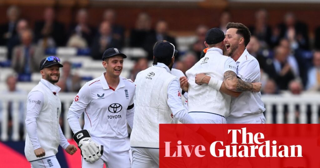 England v New Zealand: first men’s cricket Test, day one – live | England v New Zealand 2026