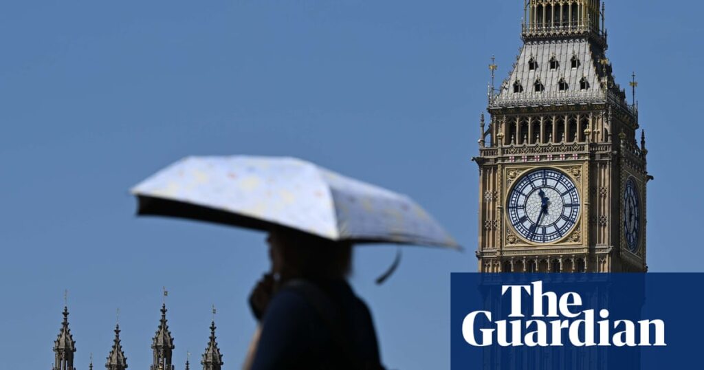 Searing UK heat leaves schools, hospitals and transport networks struggling to cope | Extreme heat Searing UK heat leaves schools, hospitals and transport networks struggling to cope | Extreme heat