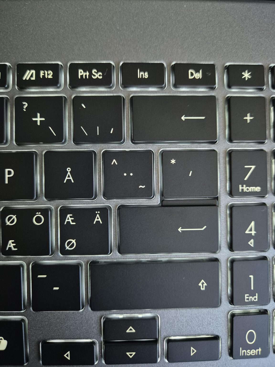 Bought a new computer and didn’t look carefully at the layout before. Wow… Bought a new computer and didn't look carefully at the layout before. Wow...