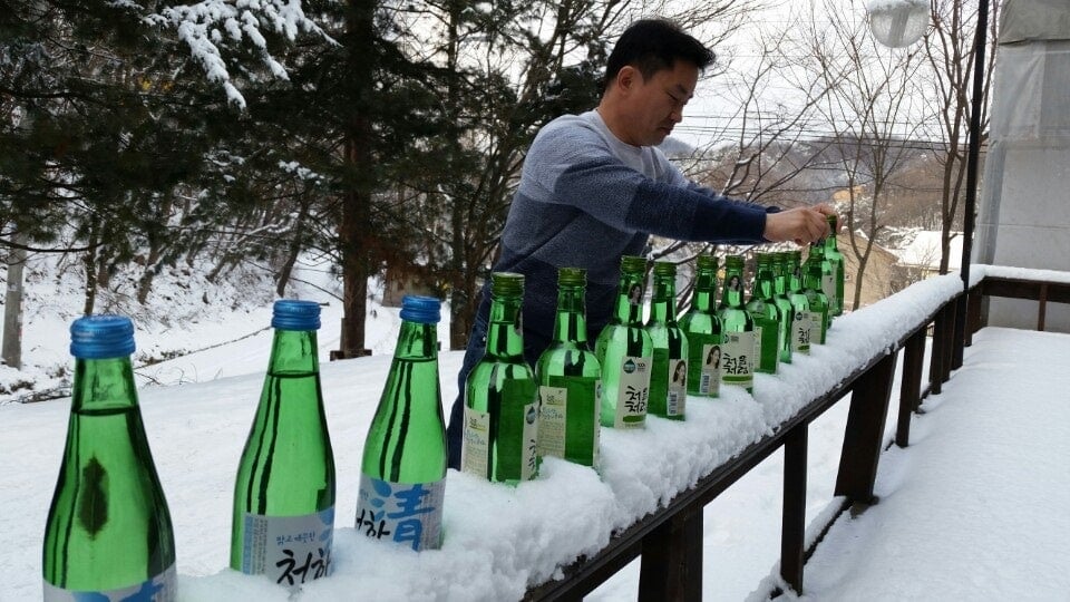 Before the feast, when it snows.