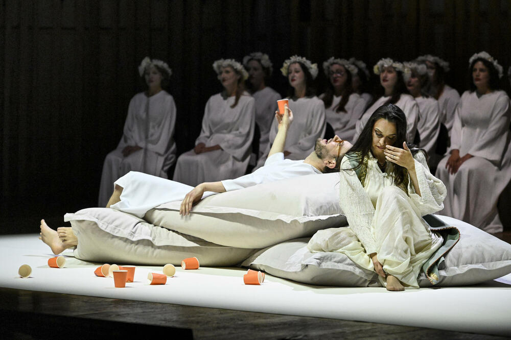 From the performance of “La Montagne noire” in Bordeaux, Photo: Frédéric Desmesure