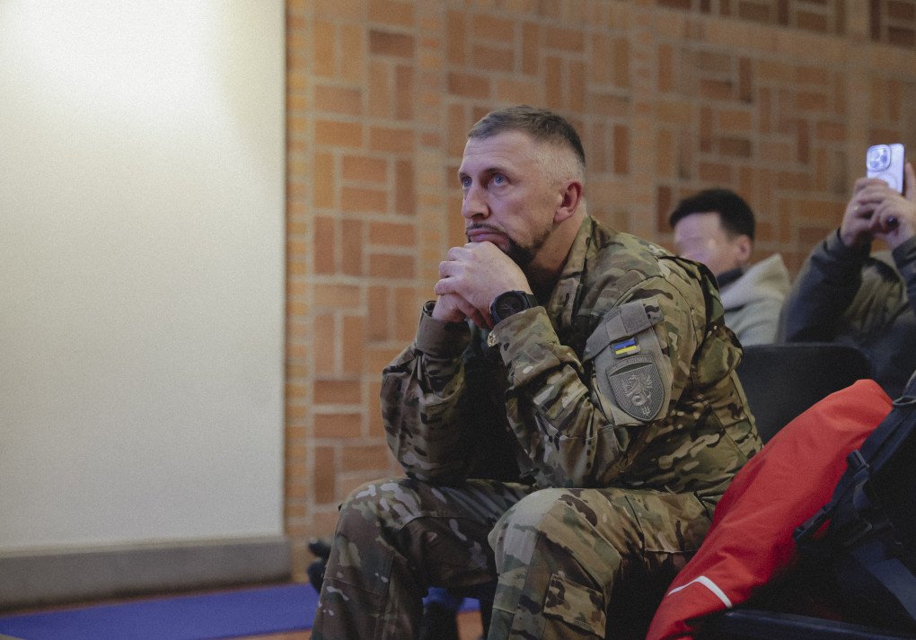 “What interested Swedish medics most was the use of electronic warfare systems and countering drones,” Kuriachyi says. (Photo: Repower Foundation) “What interested Swedish medics most was the use of electronic warfare systems and countering drones,” Kuriachyi says. (Photo: Repower Foundation)