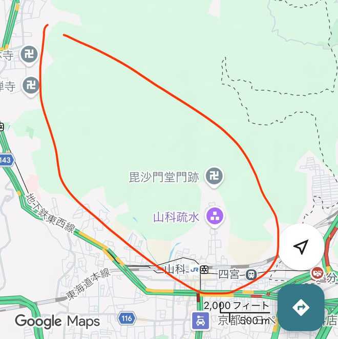 area that has been searched for weston