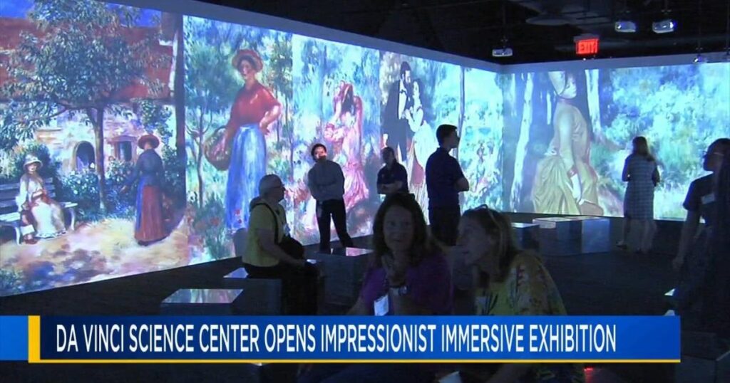 Da Vinci Science Center opens new immersive art exhibition | Allentown Area Da Vinci Science Center opens new immersive art exhibition | Allentown Area