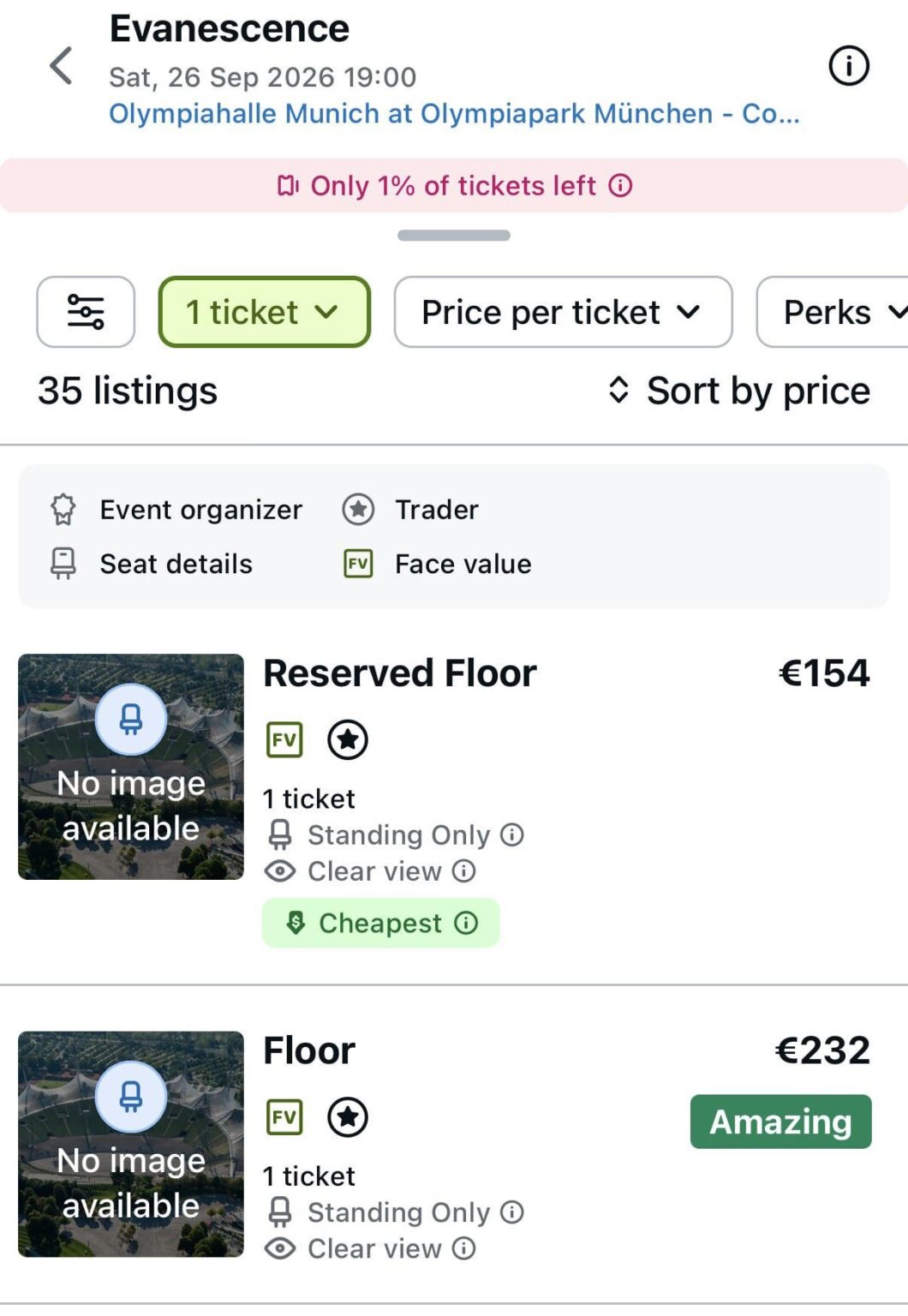 Evanescence concert tickets on viagogo