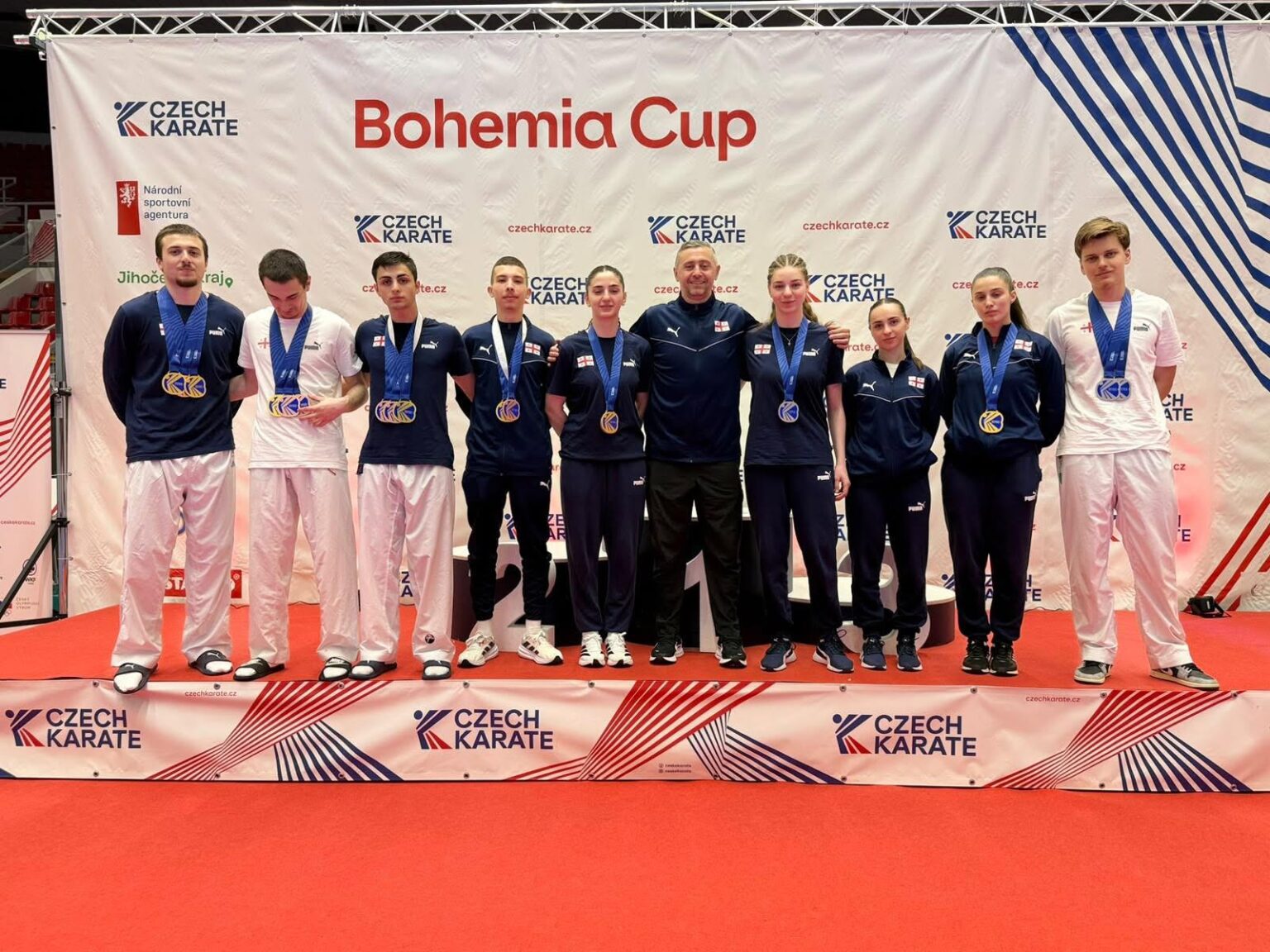 Georgian karate fighters win 16 medals at Bohemia Cup in Czech Republic Georgian karate fighters win 16 medals at Bohemia Cup in Czech Republic