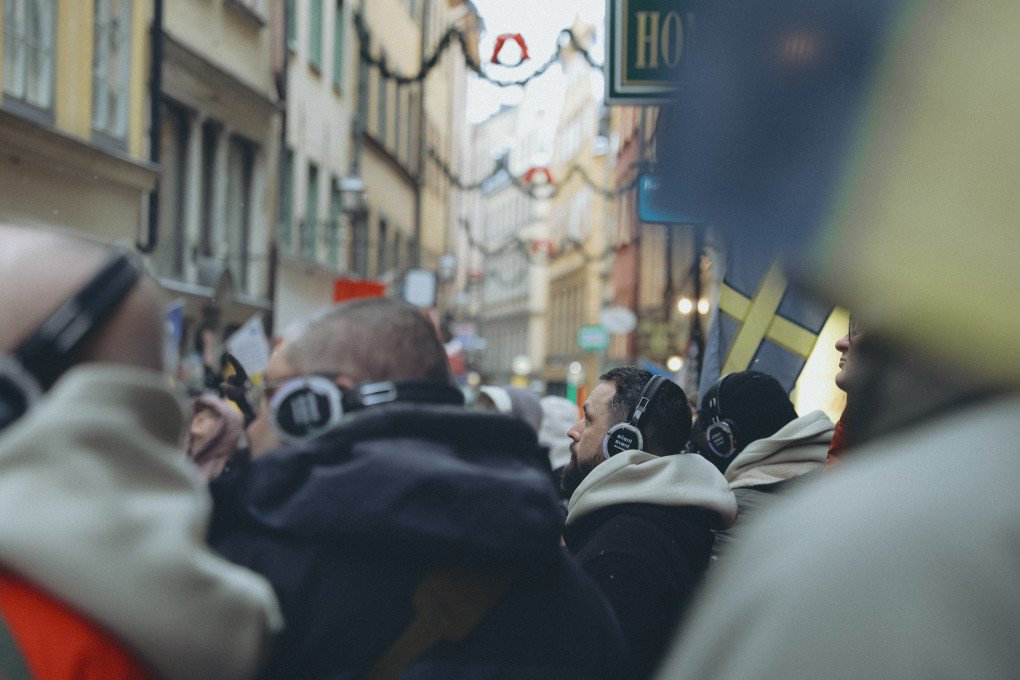 On the fourth day, combats medics went for their first walk in Stockholm. (Photo: Repower Foundation) On the fourth day, combats medics went for their first walk in Stockholm. (Photo: Repower Foundation)