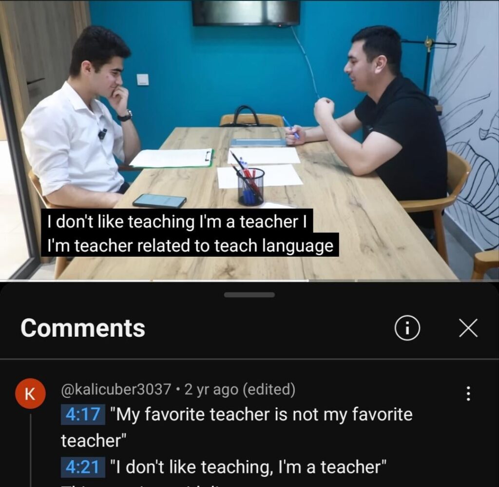 Genius IELTS examinee