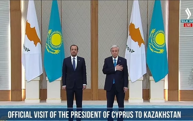Cyprus President Arrives in Kazakhstan for Visit Focused on Trade – VIDEO Cyprus President Arrives in Kazakhstan for Visit Focused on Trade - VIDEO