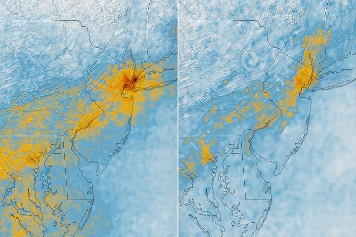 Air Pollution's Daily Pulse Over the Northeast - NASA Science