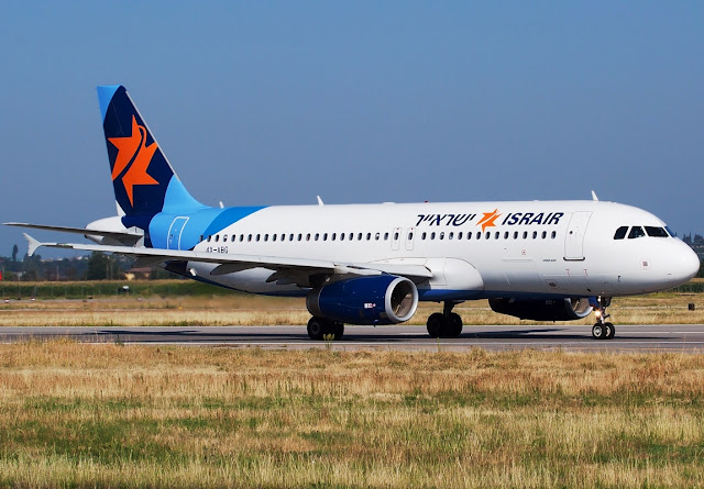 An Israir aircraft at the airport