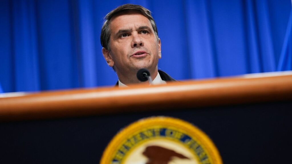 Blanche to appear before panel amid debate over $1.8B fund Acting U.S. attorney general Todd Blanche speaks during a news conference at the Justice Department, May 4, 2026, in Washington. (AP Photo/Julia Demaree Nikhinson, File)
