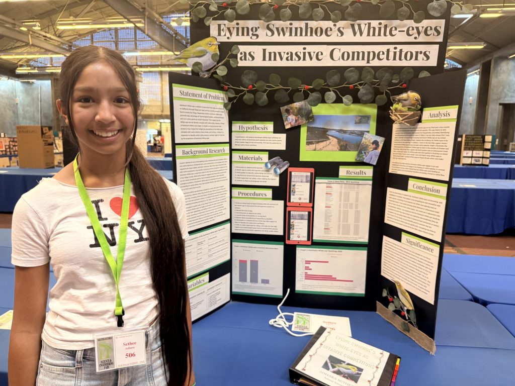 LocaL student wins first place at Greater San Diego Science and Engineering Fair for her nature, bird-inspired research project LocaL student wins first place at Greater San Diego Science and Engineering Fair for her nature, bird-inspired research project