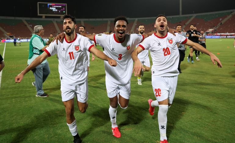 Jordan celebrate reaching first World Cup after win against Oman | Football News | Al Jazeera