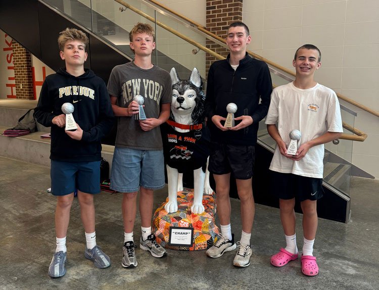 Hamilton Heights Middle School team takes first in Indiana Data Science Competition